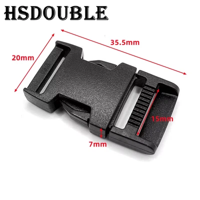 Webbing 5/8"(15Mm) Plastic Side Quick Release Buckle Fastener DIY Pet Collar Out - image 1 of 4