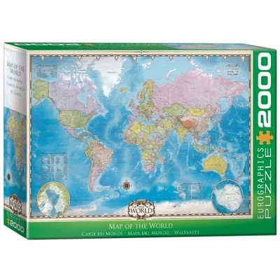 Puzzle - EuroGraphics Map Of The World - 2000 Pieces - Image 1 of 3