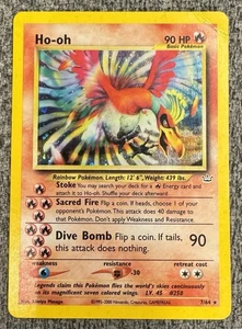 Pokémon Karte Ho-Oh 7/64 Holo Neo Revelation Englisch Vintage WotC - Bild 1 von 8