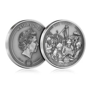 Vikings Collection Limited Edition 0,5 oz Solid Silver Coin Trading Post Hedeby - Bild 1 von 3