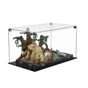 LEGO® Dagobah™ Jedi™ Entrenamiento Diorama Estuche de Exhibición de Acrílico para Modelo 75330 - Imagen 1 de 6