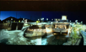 Mags harries, Lajos Heder « Water Works, Arizona Falls » art public 35 mm diapositive