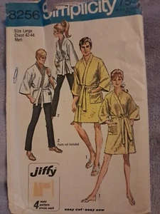 Vintage Simplicity 8256 Kimono Bath Robe Hopi Coat Pattern Size 38-40 Med 1960s - Picture 1 of 3