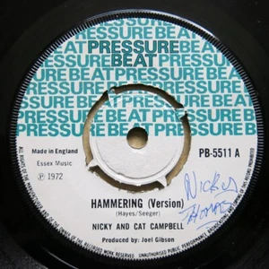 NICKY THOMAS AND CAT CAMPBELL Hämmern (Version) LOVE GENERATION UK 7" - Bild 1 von 3