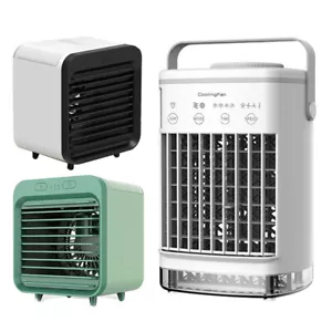 Portable Air Cooler Fans Small Desktop Water-cooled Air Conditioner Fan USB - Picture 1 of 24