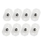 1X( Adhesive Wheels, 8Pack Swivel Wheels Adhesive Paste Pulley Pulley M2L2)