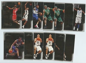 '03-'04 Flair Hof & Stars lote de 13 tarjetas Inc. Garnett, Duncan, Iverson, Pierce - Imagen 1 de 2
