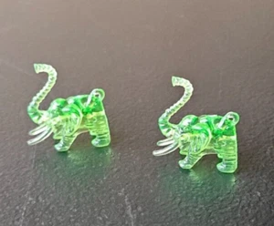 ELEPHANT ANIMAL HANGERS, ZOO PIKS. SONIC DRIVE IN RESTAURANT SODA CUP DECORATION - Picture 1 of 6