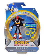 Jakks Pacific Sonic the Hedgehog Shadow with Rings 4" Figure Collectible NEW