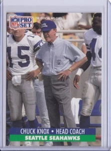 Chuck Knox 1991 Pro Set Football Card 306B Grade NMMT - Picture 1 of 2