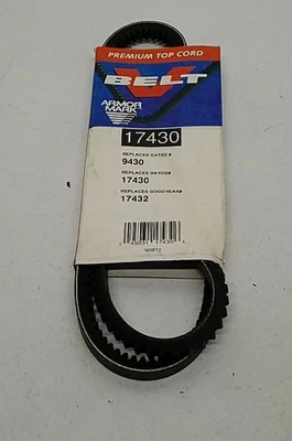 Armor Mark 17430 Premium Top Cord Cogged V-Belt - Correa de transmisión duradera Foto 1 de 4