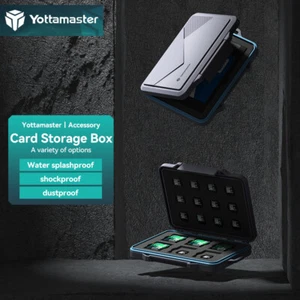 Yottamaster Speicherkartenhülle Halter Aufbewahrung passend für SD Micro SD CF TF Karten - Bild 1 von 17