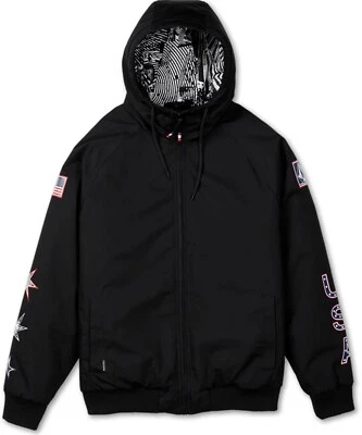 Small Volcom USA Hernan 5K Snowboard Jacket Men Black Water Resistant Insulated - Image 1 of 4