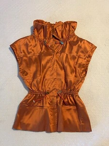 escada vest women Size 34 Amber/Orange - Picture 1 of 11