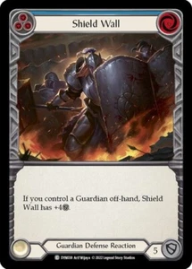 Shield Wall (Blue) Dynasty NM Flesh And Blood - Picture 1 of 1