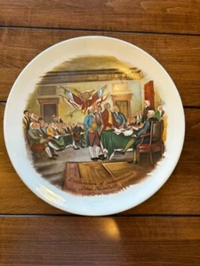 John Trumbull Declaration of Independence Decorative Plate Collectible - Picture 1 of 8
