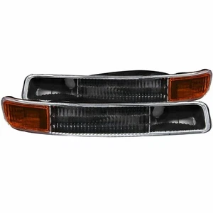 ANZO 511005 Euro Parking Lights Black Housing with Amber Reflector for 1999–2006 - Picture 1 of 5