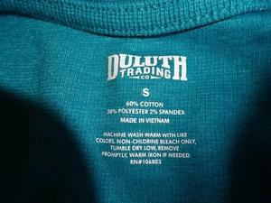 Men's Duluth Trading Co Blue Shirt Size S - Picture 1 of 5