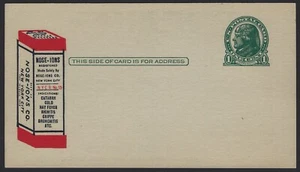 US Scott # UX 27D - Crowe Cert - ex. Champagne - 2 Sided Advertising Unused(P7b) - Picture 1 of 3