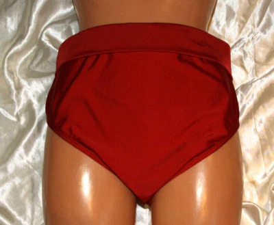 NEU! Üppiges BIKINI - Höschen * Slip dunkelrot Gr. 58 - Bild 1 von 3