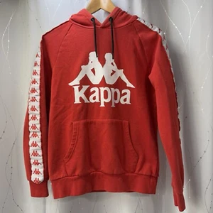 Retro Kappa Soccer Spell Out Hooded Pullover Sweatshirt Women’s Size Small - Picture 1 of 10