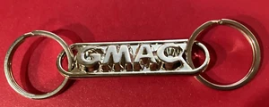 Keychain Vintage GM GMAC Key Double Ring Metal General Motors Acceptance Co - Picture 1 of 2
