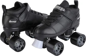 CHICAGO B-10008 Para hombres Corte Bajo Bala Velocidad Patines Patinaje Negro Talla 8 EE. UU. - Imagen 1 de 4