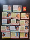 1961-1962 Post Cereal Baseball Greats Cards (30) cards incl. '62 Cardinals Stamp