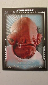 Topps Star Wars Masterwork BLUE Metallic #24 Admiral Ackbar - Picture 1 of 1