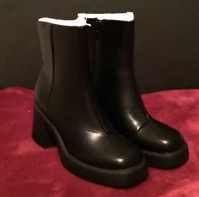 Top Moda Black Platform Boot Size 8 1/2 - Image 1 of 4