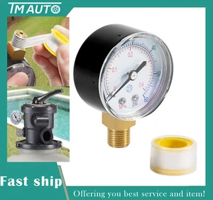 ECX270861 Box Manometer 0-60 PSI passt ausgewählten Hayward Sand und D.E. Filter - Bild 1 von 10