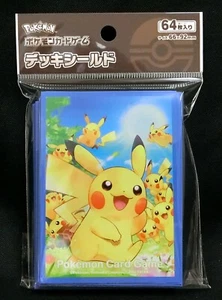 Pokemon Card SV Official Card Sleeve (64) Pikachu All Ghathering! Japanese - Picture 1 of 2