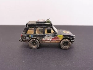 Custom 1/64 Hot wheels 1989 Land Rover RedBull Real Riders Rubber wheels by MAD - Picture 1 of 8