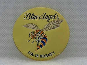 Blue Angels F/A-18 Hornet Flight Demonstration Team Challenge Coin - Picture 1 of 7