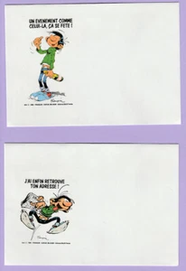 Lot de 12 enveloppes différentes de Gaston LAGAFFE Editions DALIX édité en 1990 - Photo 1/6