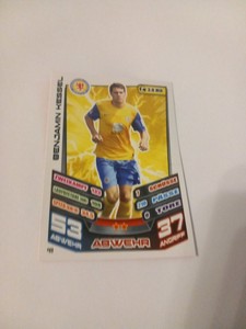 Match attax card Benjamin Kessel Eintracht Braunschweig NEW 