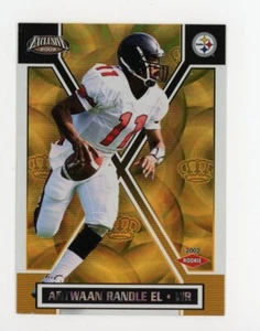 Pacific Exclusivo 2002 Antwaan Randle el novato radiocontrol dorado Pittsburgh Steelers #198 - Imagen 1 de 1