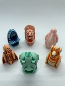 Set of 6 Soapstone Totems Gnomes Double Face - Decoration for Home and Garden - Picture 1 of 2