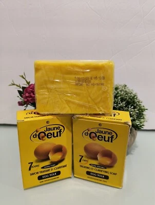 2 paquetes de jabón clarificante y tratamiento de yema de huevo Jaune d'oeuf 190 g 190 grs caducidad 12/2028 Foto 1 de 4