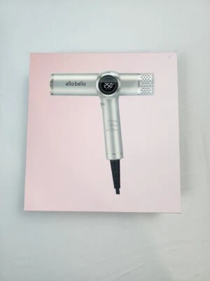 ELLA BELLA Professional Ionic Hair Blow Dryer with Diffuser Silver - Open Box - Image 1 of 2