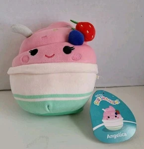 Squishmallow 5" Angelica Frozen Yogurt Nwt Blueberry Strawberry- New - Picture 1 of 2