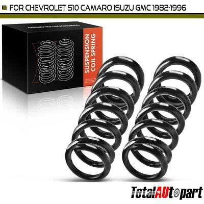 2x Coil Springs for Chevrolet Camaro S10 GMC Jimmy S15 Sonoma Isuzu Hombre Front - Image 1 of 4