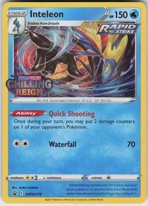 Holo Foil Inteleon - (Prerelease) SWSH113 Promo SWSH: Sword & Shield Promo Cards - Picture 1 of 2