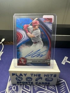 2024 Bowman's Best - Best of 2024 Autogramme Aidan Miller #B24-AM Blue Refractor - Bild 1 von 1