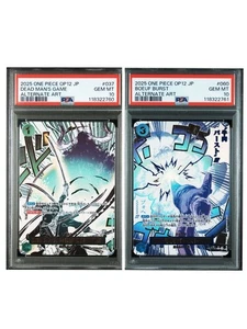 Tarjeta de una pieza PSA10 sequenti Asura Sword-Drawing Boeuf Burst OP12-037 OP12-060 - Imagen 1 de 2