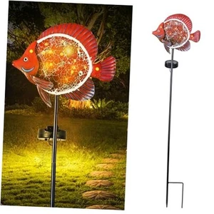 -Solar Outdoor Lights Decorative-Yard Outdoor Decorative - Garden Clownfish - Picture 1 of 8