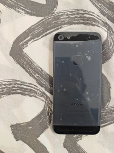 Scocca Housing Full Flat Apple iPhone 5 A1428 A1429 Nero Black - Afbeelding 1 van 4