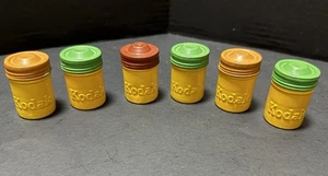 Vintage 6 Kodak Kamera Metall Film Kanister 2" hoch bunt MCM - Bild 1 von 6