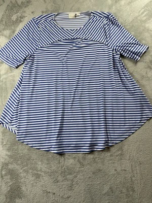 CHICOS TALLA GRANDE 2X. ROPA DEPORTIVA MUJER.  RAYA AZUL. ATHLEISURE. FLUIDO. ENTRENAMIENTO Foto 1 de 4