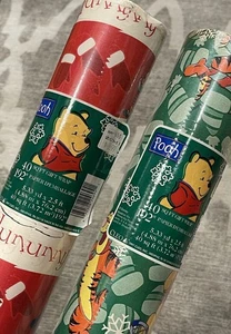 Vtg Winnie The Pooh 1997 Wrapping Paper 40 Sq Ft Cleo Inc - Picture 1 of 5